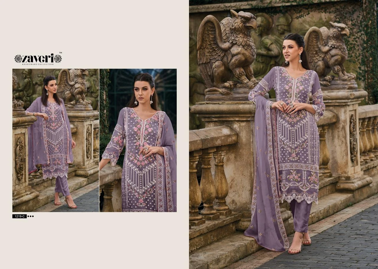 Zaveri Femina Colour Edition 2 Soft Organza Wholesale Fancy Readymade Salwar Suit Catalog — Wholesale Readymade Suit, MPA wholesale from Surat - Gallery Image 3